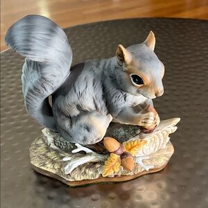 Gray Squirrel Figurine